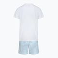 Pigiama da uomo Calvin Klein LV00NM2903 classic white top/aurora stripe 2