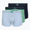 Boxer da uomo Calvin Klein LV00NB4472 Trunk 3 pairs shoreline/mardi gras green/cent s