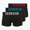 Boxer Calvin Klein 000NB3609A Boxer Brief 3 pairs black with oatmeal logo/black with age