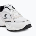 Scarpe da uomo Calvin Klein YM0YM01379 Hike Runner Mesh MIX bright white/black 7