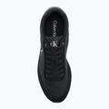 Scarpe da uomo Calvin Klein YM0YM01361 Retro Runner Essential MIX MAT triple black 5
