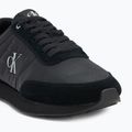 Scarpe da uomo Calvin Klein YM0YM01361 Retro Runner Essential MIX MAT triple black 7