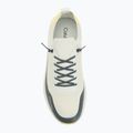 Scarpe uomo Calvin Klein YM0YM01457 Chunky Runner Lace Up Sock Knit vaporous white/coal/buttercup 5