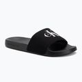 Ciabatte da donna Calvin Klein YW0YW01967 Monogram Logo 0GM black/bright white