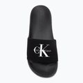 Ciabatte da donna Calvin Klein YW0YW01967 Monogram Logo 0GM black/bright white 5