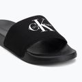 Ciabatte da donna Calvin Klein YW0YW01967 Monogram Logo 0GM black/bright white 7