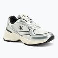 Scarpe da donna Calvin Klein YW0YW02063 Hike Runner Lace Up Mesh Mix silver/black/bright white