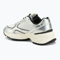 Scarpe da donna Calvin Klein YW0YW02063 Hike Runner Lace Up Mesh Mix silver/black/bright white 3