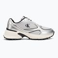 Scarpe da uomo Calvin Klein YM0YM01402 Hike Runner Laceup Mesh Mix silver/black/marshmallow 2