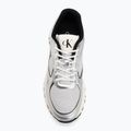 Scarpe da uomo Calvin Klein YM0YM01402 Hike Runner Laceup Mesh Mix silver/black/marshmallow 5