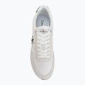 Scarpe da donna Calvin Klein YW0YW01990 Retro Runner Lace Up Nylon MG bright white/black 5