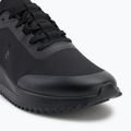 Scarpe da uomo Calvin Klein YM0YM01442 Eva Runner Lace Up Mat Mix 0GJ triple black 7
