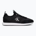 Scarpe da uomo Calvin Klein YM0YM01414 Retro Runner Sock Laceup Mix Mat ck black 2