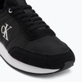 Scarpe da uomo Calvin Klein YM0YM01414 Retro Runner Sock Laceup Mix Mat ck black 7