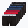 Boxer Tommy Hilfiger Trunk WB 7 pairs blk/mid red/aegean sea/dsrt sky/blu jeans/f r/wht