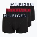 Boxer Tommy Hilfiger Trunk WB 3 pairs medium red/tommy hilfiger white/desert sky