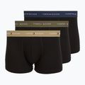 Boxer da uomo Tommy Hilfiger Trunk WB 3 pairs army green/wdg blue/ptch blue