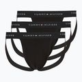 Slip da uomo Tommy Hilfiger Cotton Jockst 3 pack black/black/black