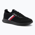 Scarpe da uomo Tommy Hilfiger Lightweight Knitted Runner black