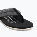 Infradito da uomo Tommy Hilfiger Chambray Beach Sandal black 7