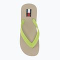 Infradito da donna Tommy Jeans Logo Summer white clay/lime essence 5
