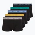 Boxer Calvin Klein LV00NB4412 Low Rise Trunk 5 pairs of black bodies with driftwood/moonlight