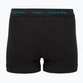 Boxer da uomo Calvin Klein 0000U2662G Trunk 3 pairs of black bodies and wbs with driftwood 3