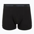 Boxer da uomo Calvin Klein 0000U2662G Trunk 3 pairs of black bodies and wbs with driftwood 6