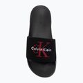 Ciabatte da uomo Calvin Klein YM0YM01393 Ess black/rhubarb 5