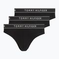 Slip da uomo Tommy Hilfiher Cotton Brief 3 pack black/black/black