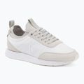 Scarpe da uomo Calvin Klein YM0YM01414 Retro Runner Sock Laceup Mix mat bright white/light grey