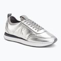 Scarpe da donna Calvin Klein HW0HW03287 Retro Runner Metallic silver