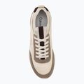 Scarpe da donna Calvin Klein YW0YW02060 Retro Runner Sock Laceup Mix Mat turtledove/spanish villa/bordeaux 5