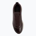 Scarpe da donna Calvin Klein HW0HW03118 Retro Runner Sock PANL Leather Neo bordeaux 5