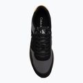 Scarpe da uomo Calvin Klein HM0HM02212 Retro Runner Bans Leather Suede black/iron gate/amber gold 5
