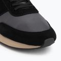 Scarpe da uomo Calvin Klein HM0HM02212 Retro Runner Bans Leather Suede black/iron gate/amber gold 7