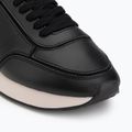 Scarpe da donna Calvin Klein HW0HW03118 Retro Runner Sock PANL Leather Neo black/crystal grey 7