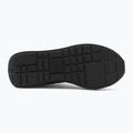 Scarpe da uomo Calvin Klein HM0HM02212 Retro Runner Bans Leather Suede triple black/adrenaline rush 4