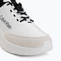 Scarpe da uomo Calvin Klein HM0HM02342 Light Eva Runn Essential Laceup Nylon Suede bright white/black 7