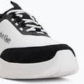Scarpe da uomo Calvin Klein HM0HM02342 Light Eva Runn Essential Laceup Nylon Suede black/bright white 7