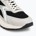 Scarpe da uomo Calvin Klein HM0HM02341 Hike Runner Stripe Met Mix black/silver/light grey 7