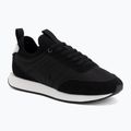 Scarpe da uomo Calvin Klein YM0YM01414 Retro Runner Sock Laceup Mix matte black/bright white