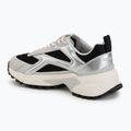 Scarpe da donna Calvin Klein HW0HW03140 Hike Run Stripe Mesh Met black/silver/light grey 3