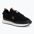 Scarpe da donna Calvin Klein HW0HW03250 Retro Runner Sock black/tuscany