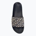 Ciabatte da donna Tommy Hilfiger Monogram space blue 5