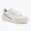 Scarpe da uomo Tommy Hilfiger Basket Core Leather Suede Mix ecru/street green