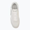 Scarpe da uomo Tommy Hilfiger Basket Core Leather Suede Mix ecru/street green 5