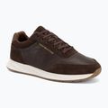 Scarpe da uomo Tommy Hilfiger Runner Suede Mix cocoa tracksuits