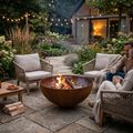 Braciere da giardino BonFeu BonBowl Pro 60 cm corten 2