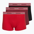 Boxer da uomo Calvin Klein LV00NB4615 Trunk black/established red/goji berry